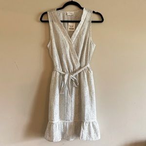 Spotted White Dress NWT